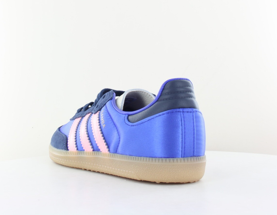 Adidas Samba og bleu satin rose noir