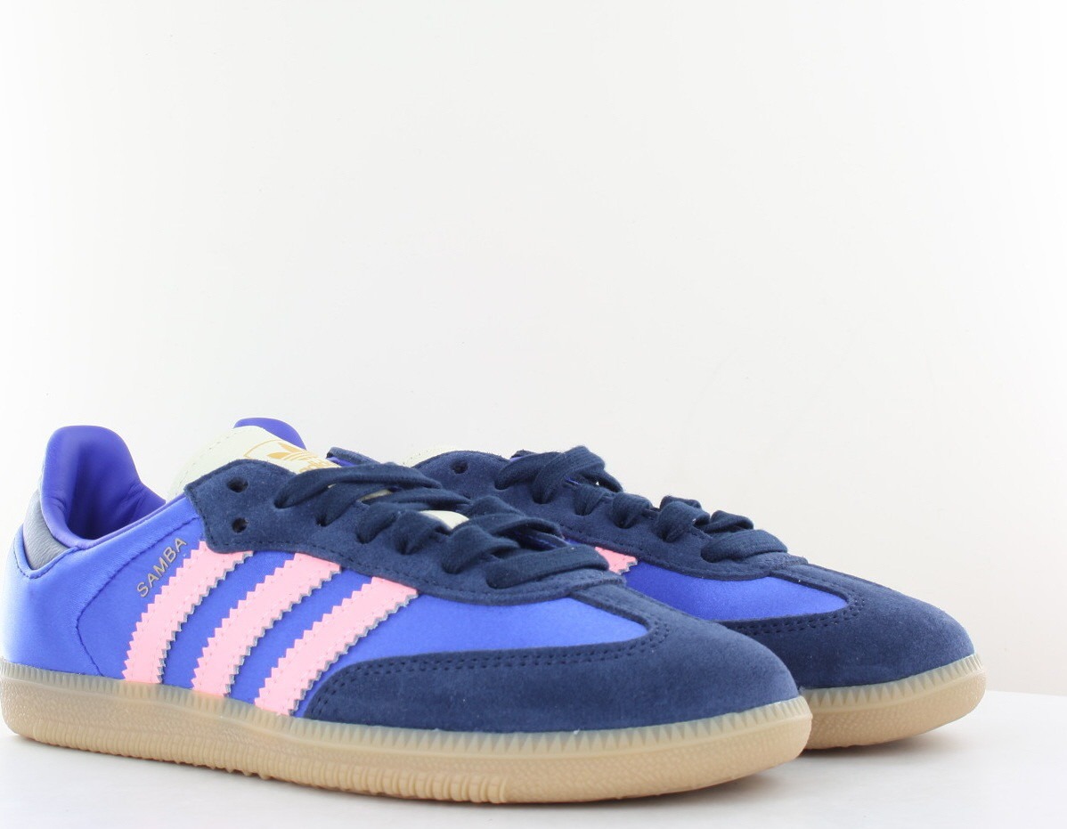 Adidas Samba og bleu satin rose noir