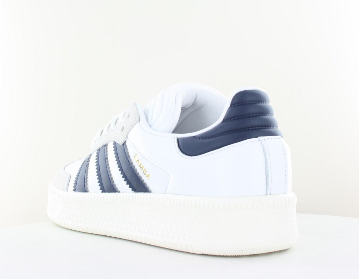 Adidas Samba xlg blanc beige bleu