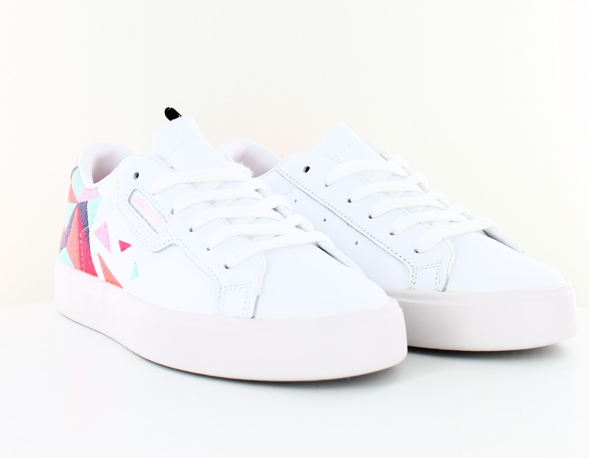 Adidas Sleek blanc multicolor