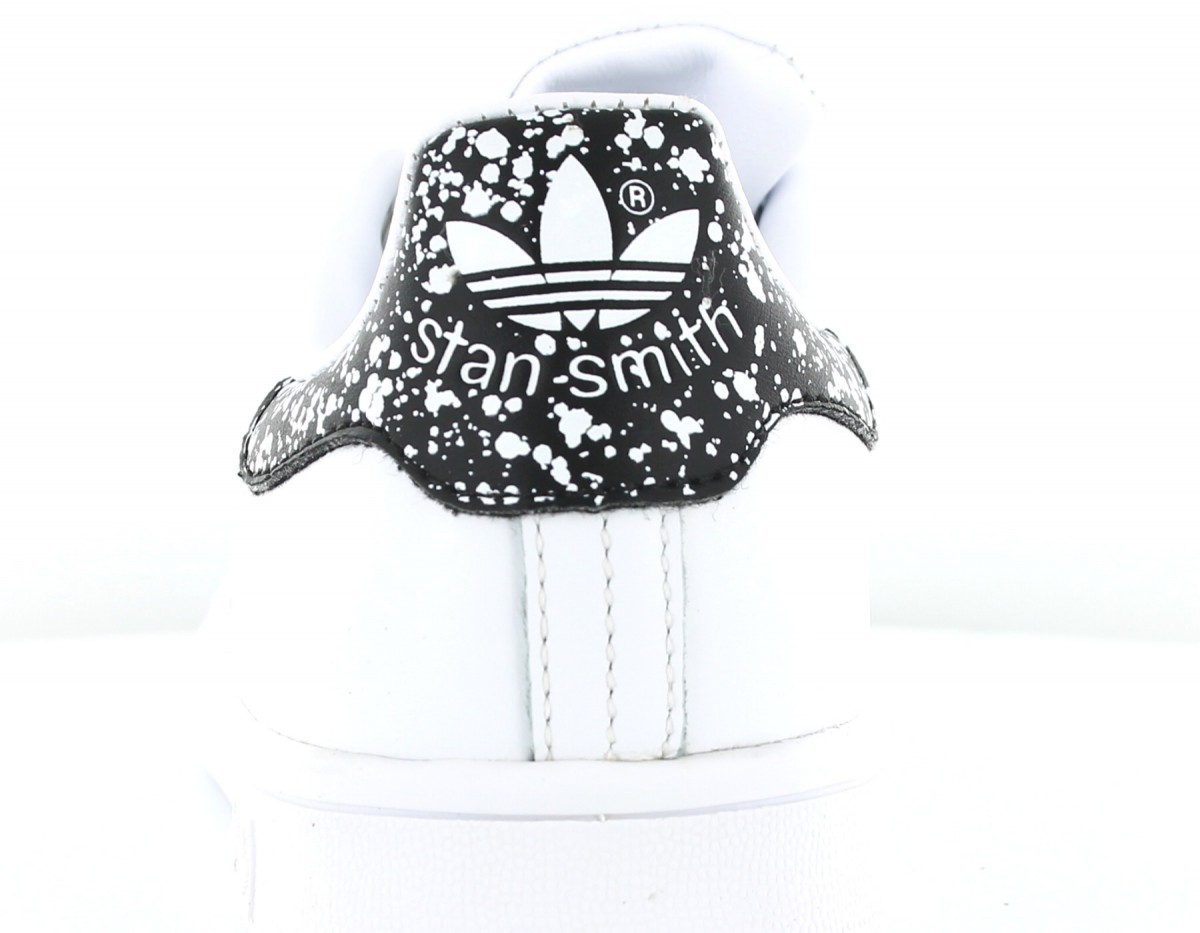 Adidas Stan Smith Femme Blanc-Noir-Speakle