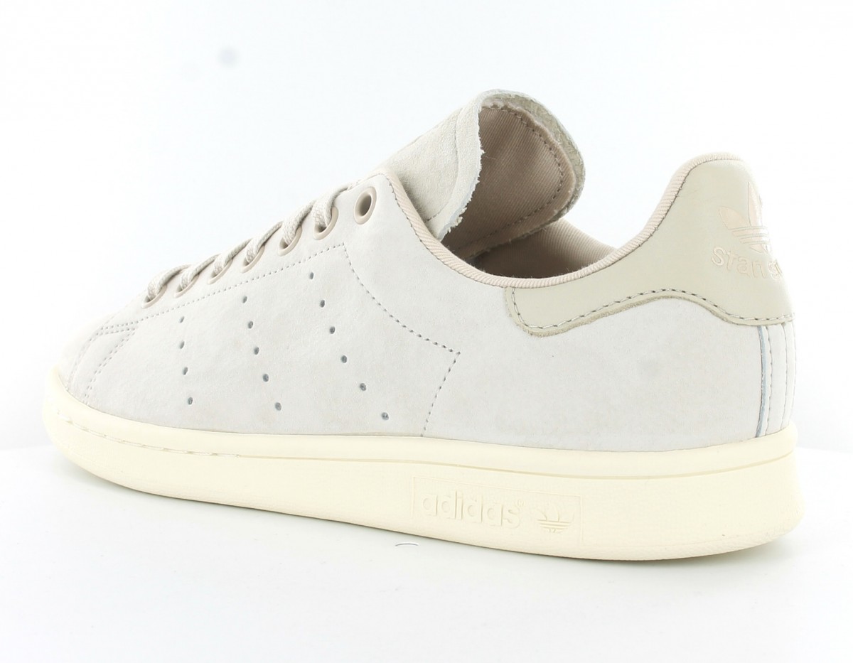 Adidas Stan Smith Suede Beige-Beige