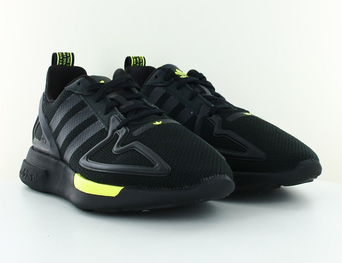 Adidas Zx 2k flux j noir noir jaune volt