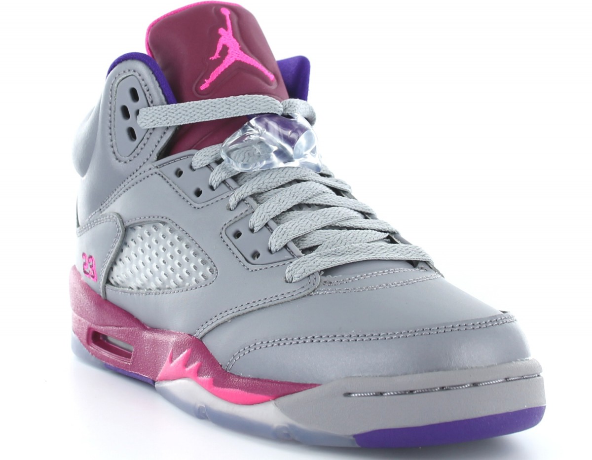 Jordan Air V gs Cement grey GRIS/ROSE 440892-009