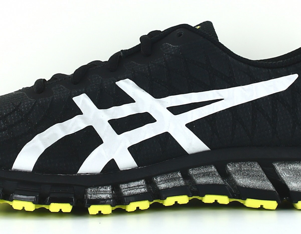 Asics Gel quantum 180 4 noir gris silver jaune