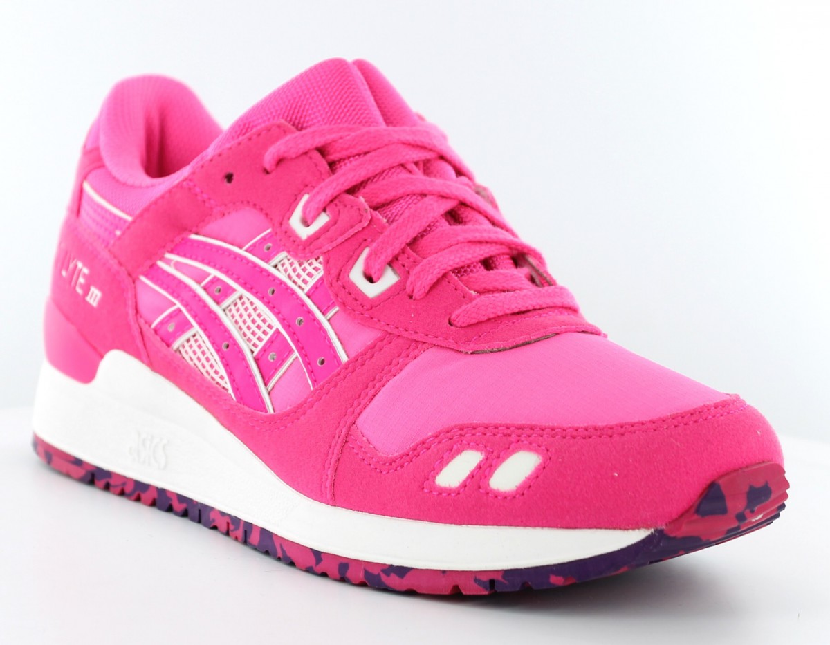 Asics Gel Lyte 3 femme ROSE/BLANC