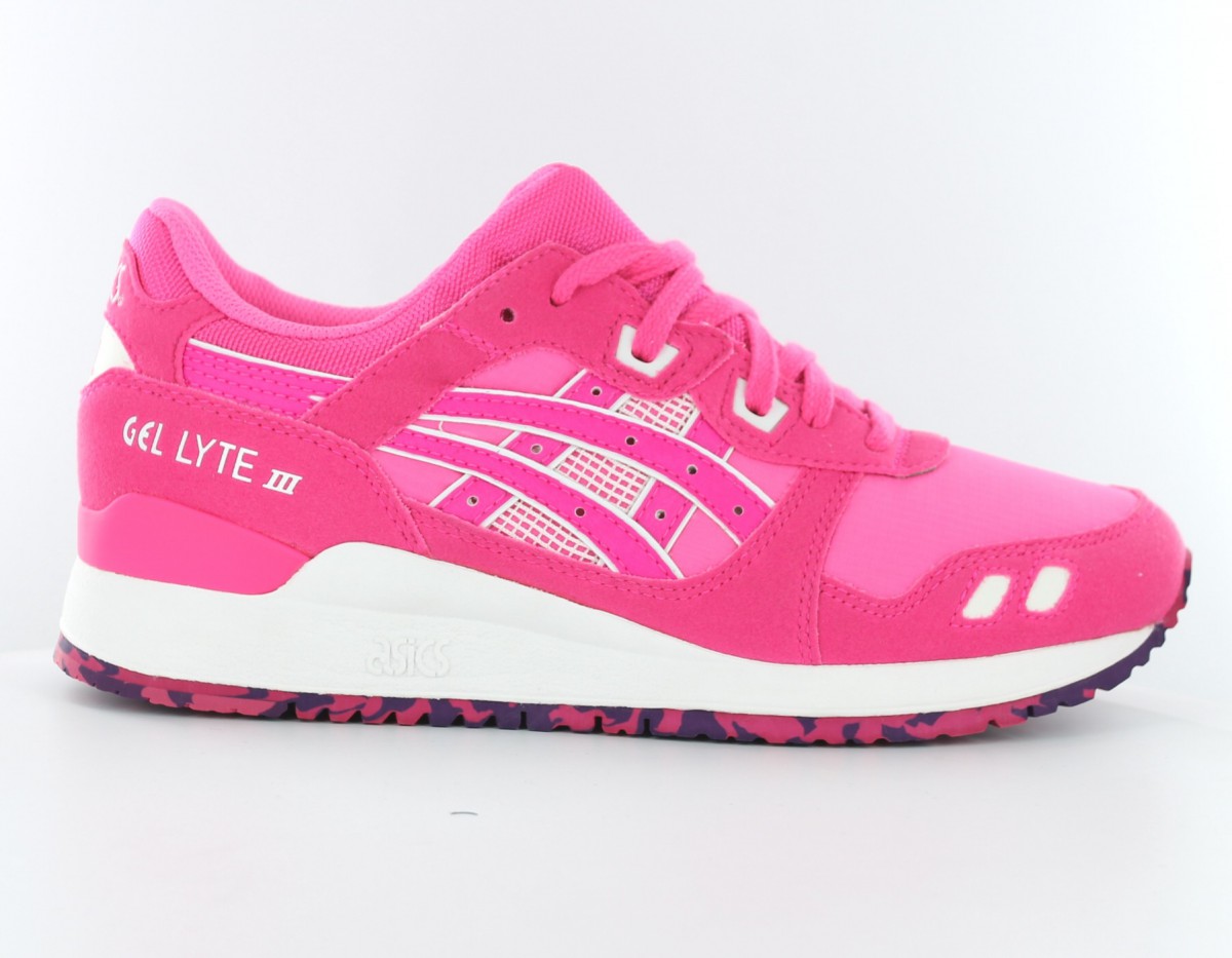 Asics Gel Lyte 3 femme ROSE/BLANC