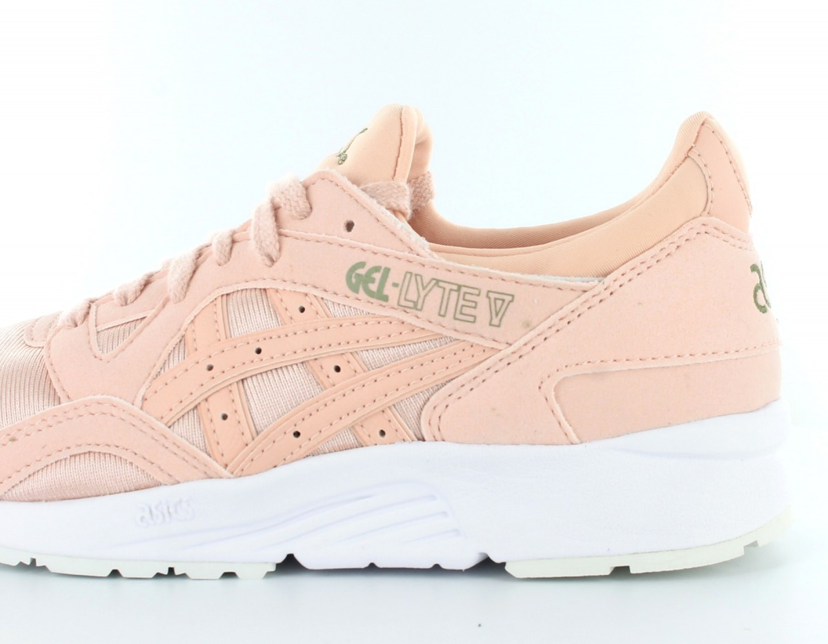 Asics Gel Lyte V gs Rose-Blanc