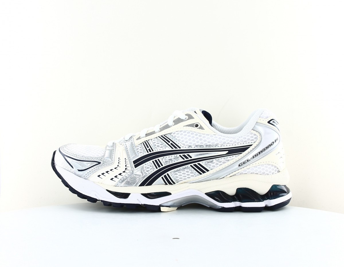 Asics Gel kayano 14 blanc argent beige bleu