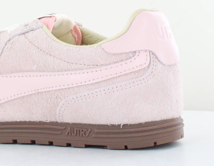 Autry Windspin en daim rose rose