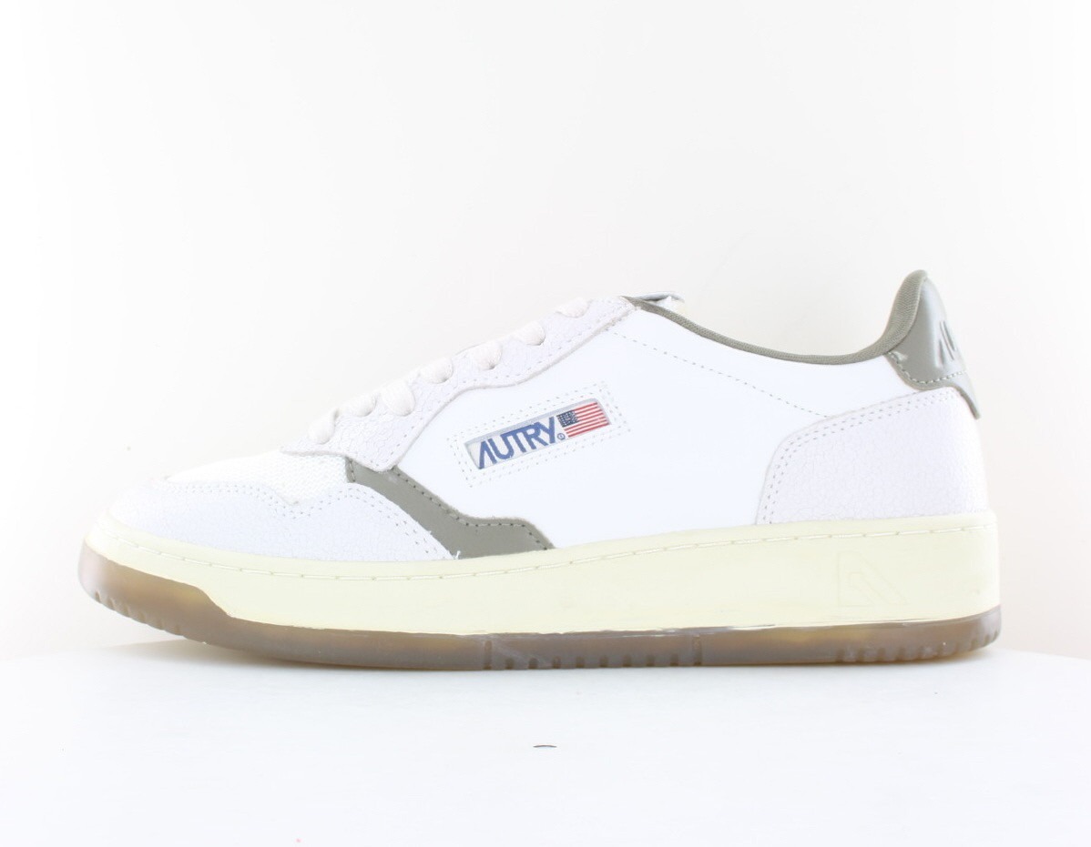 Autry Medalist mesh blanc kaki gris