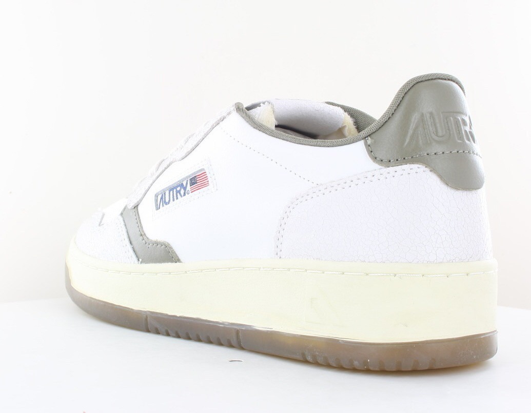 Autry Medalist mesh blanc kaki gris