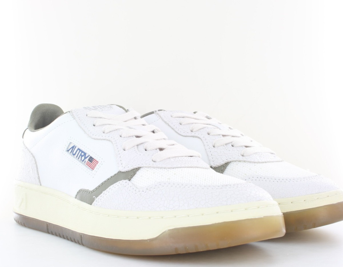 Autry Medalist mesh blanc kaki gris