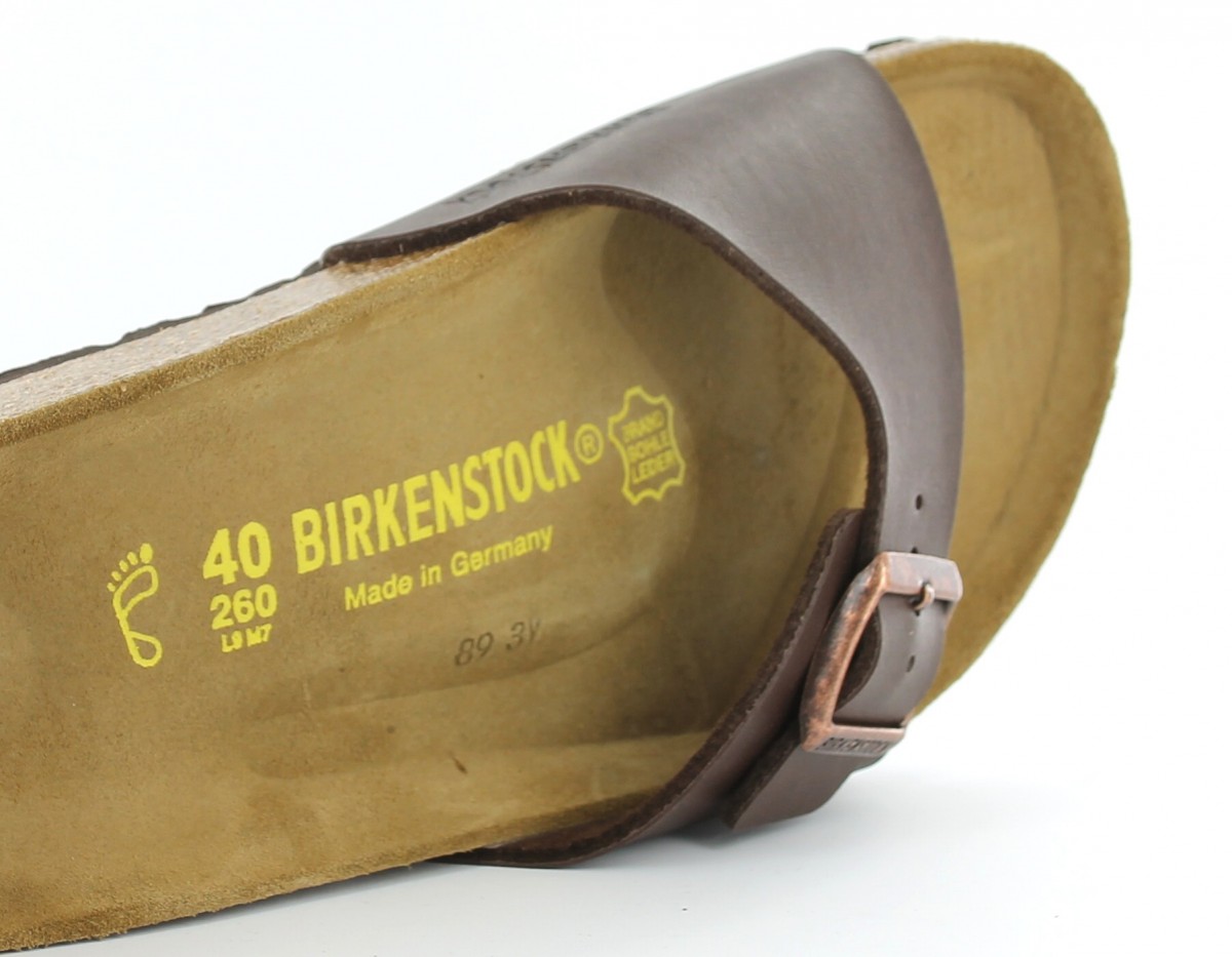 Birkenstock Madrid birk BRUN/FONCE