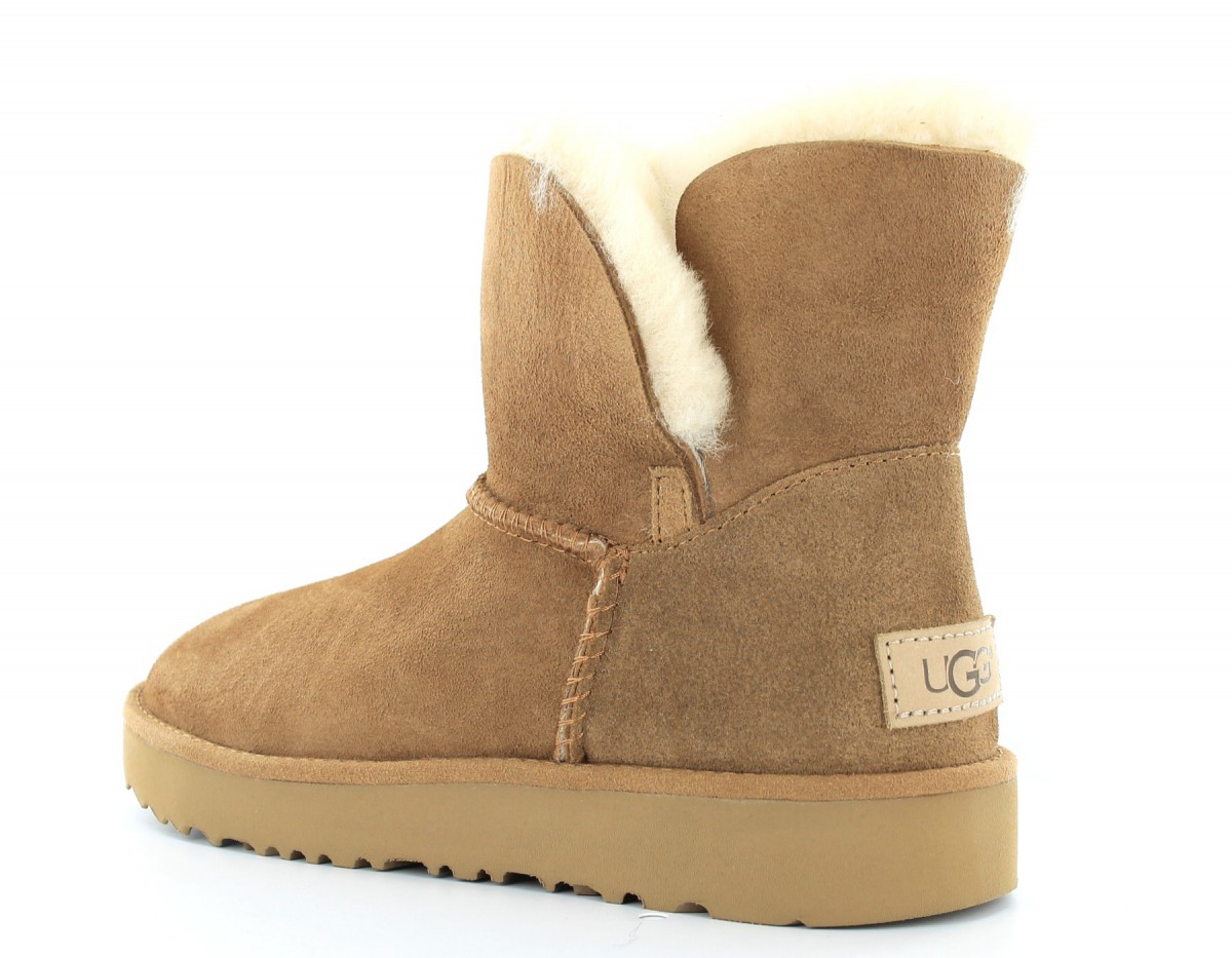 Ugg Classic Cuff Mini Beige-Marron