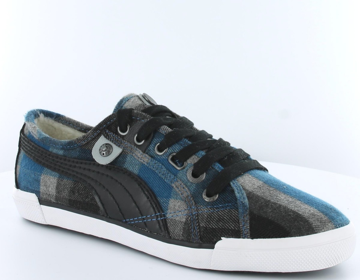 Puma Corsica Plaid NOIR/BLEU