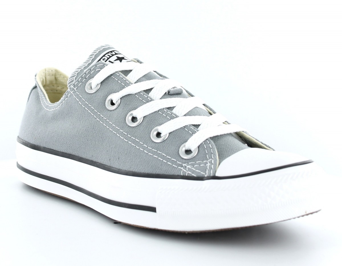 converse basse gris clair femme