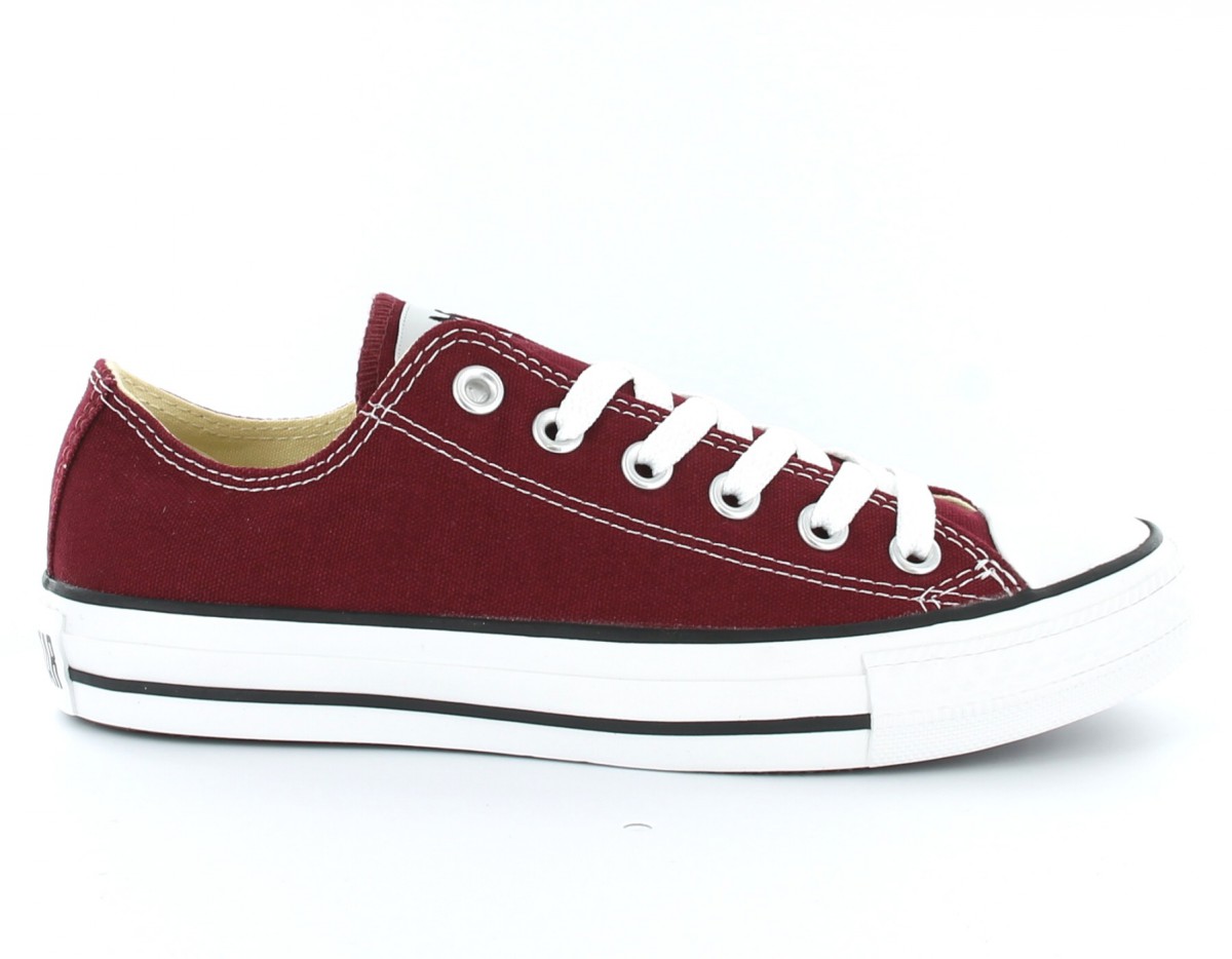 Converse Allstar low BORDEAUX/BLANC