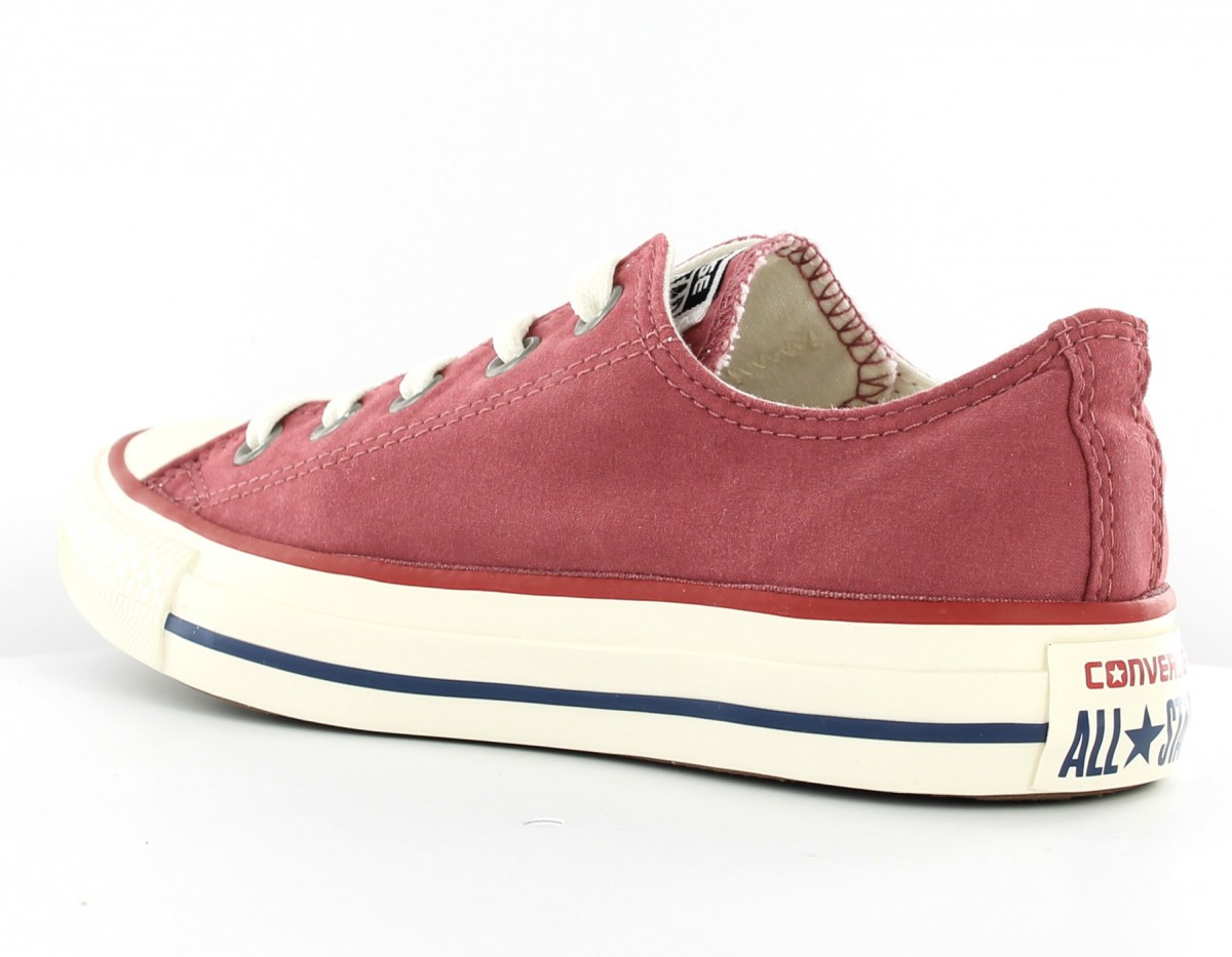 Converse Allstar vintage ox bordeaux port royal