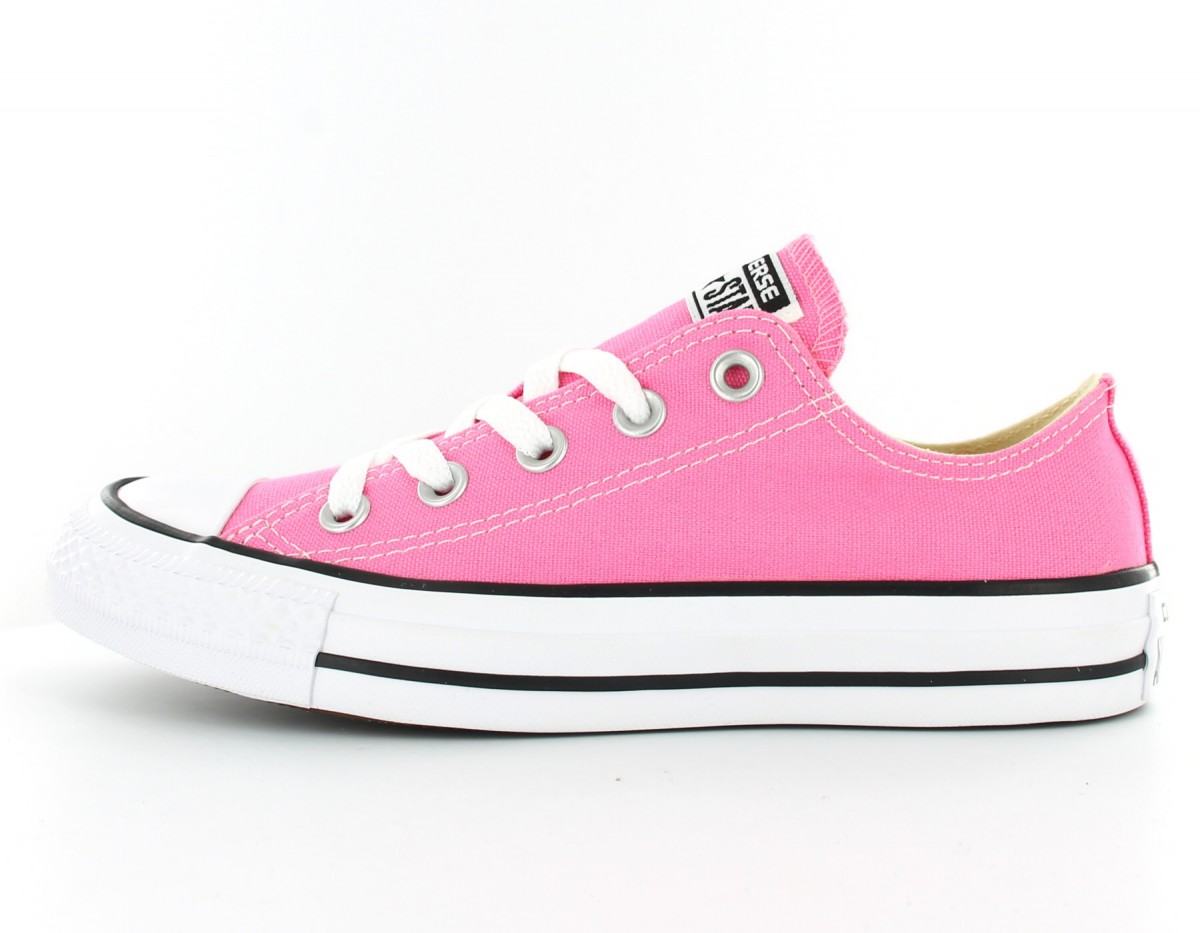 Converse Allstar low Rose / Blanc