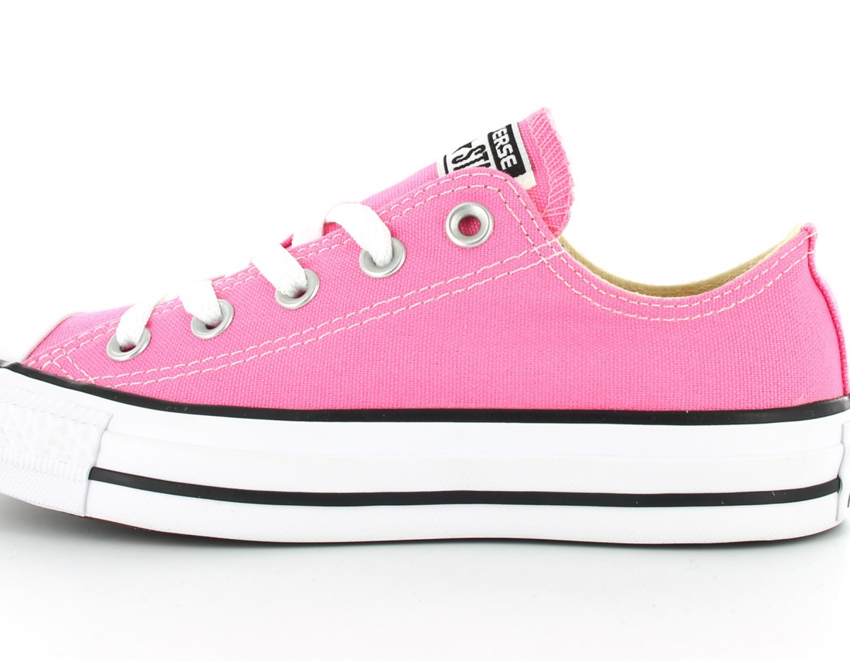 Converse Allstar low Rose / Blanc