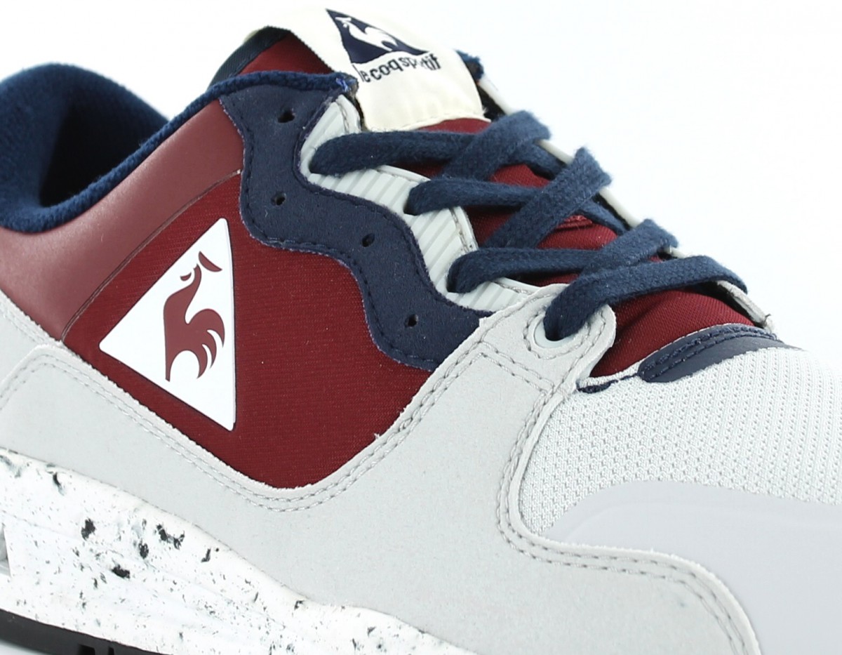 Lecoqsportif 1400 speckled GRIS/BORDEAUX