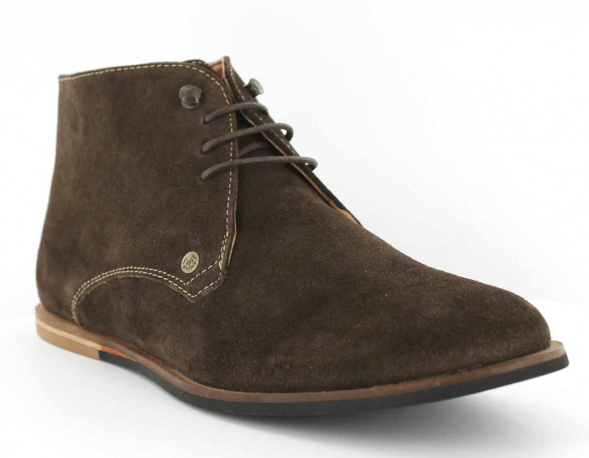 Frank Wright SMITH suede MARRON/MARRON