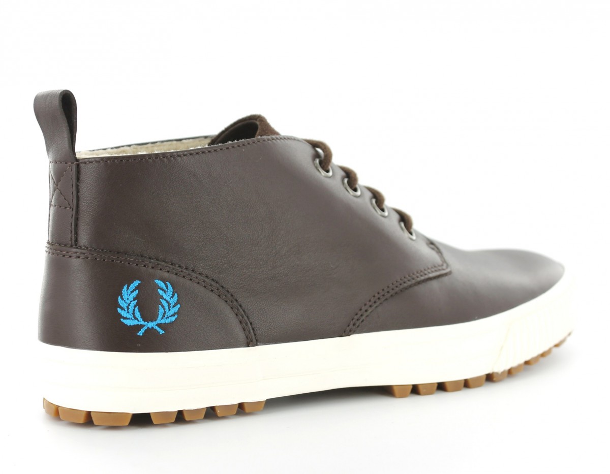 Fred Perry Bramhall Mid MARRON/BLEU