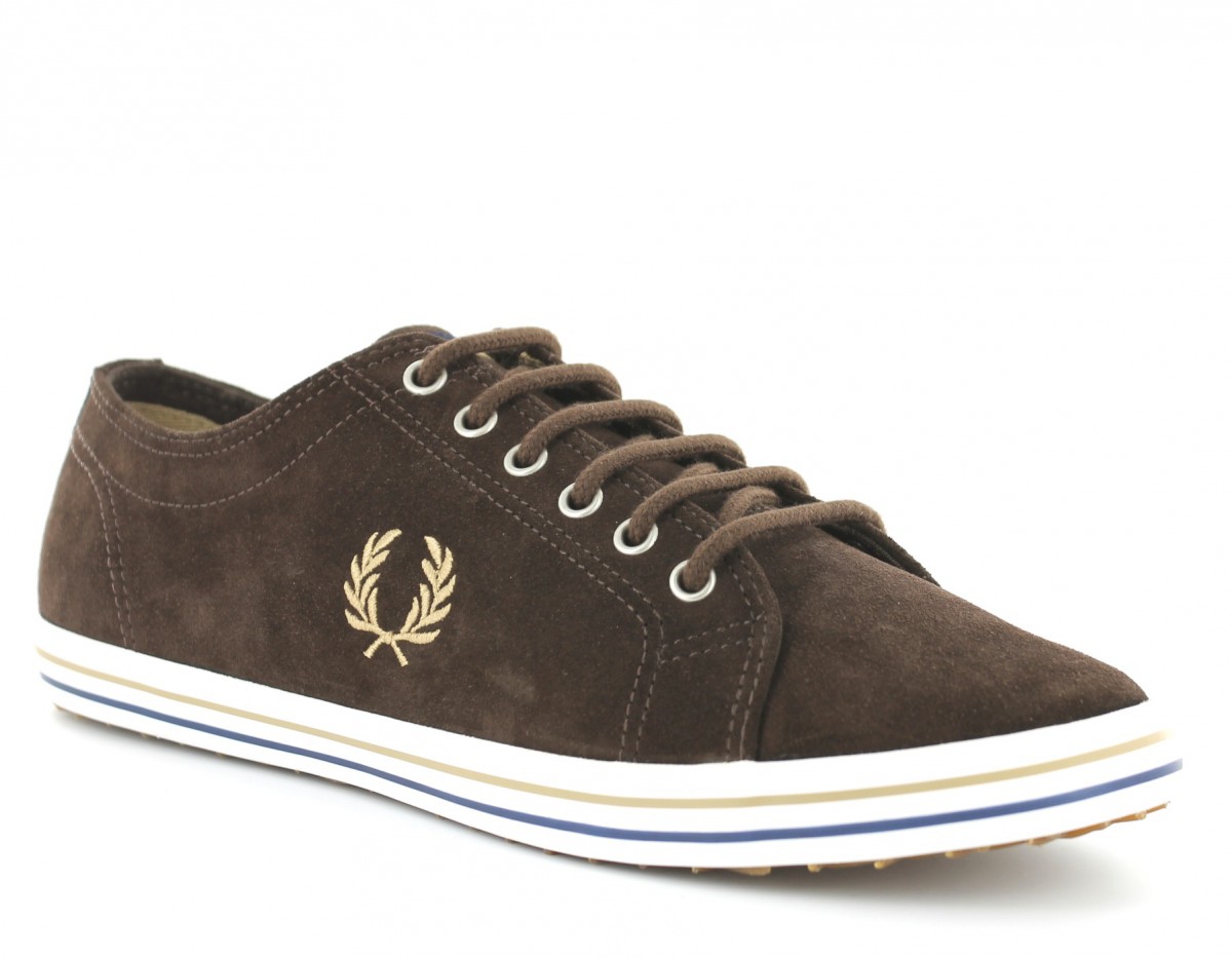 Fred Perry Kingston suede MARRON