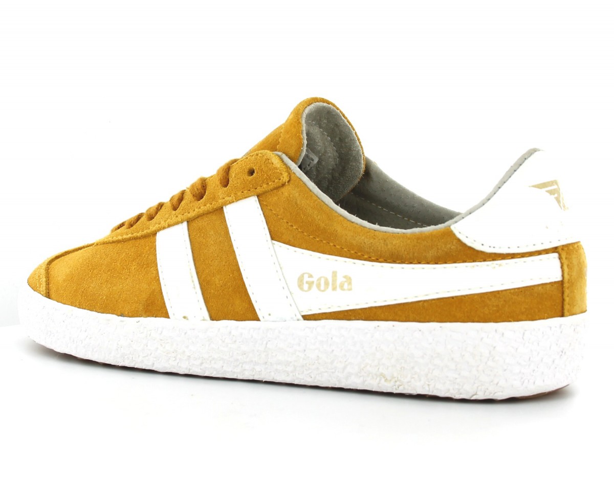 Gola Specialist Suede Femme Jaune Sun-White