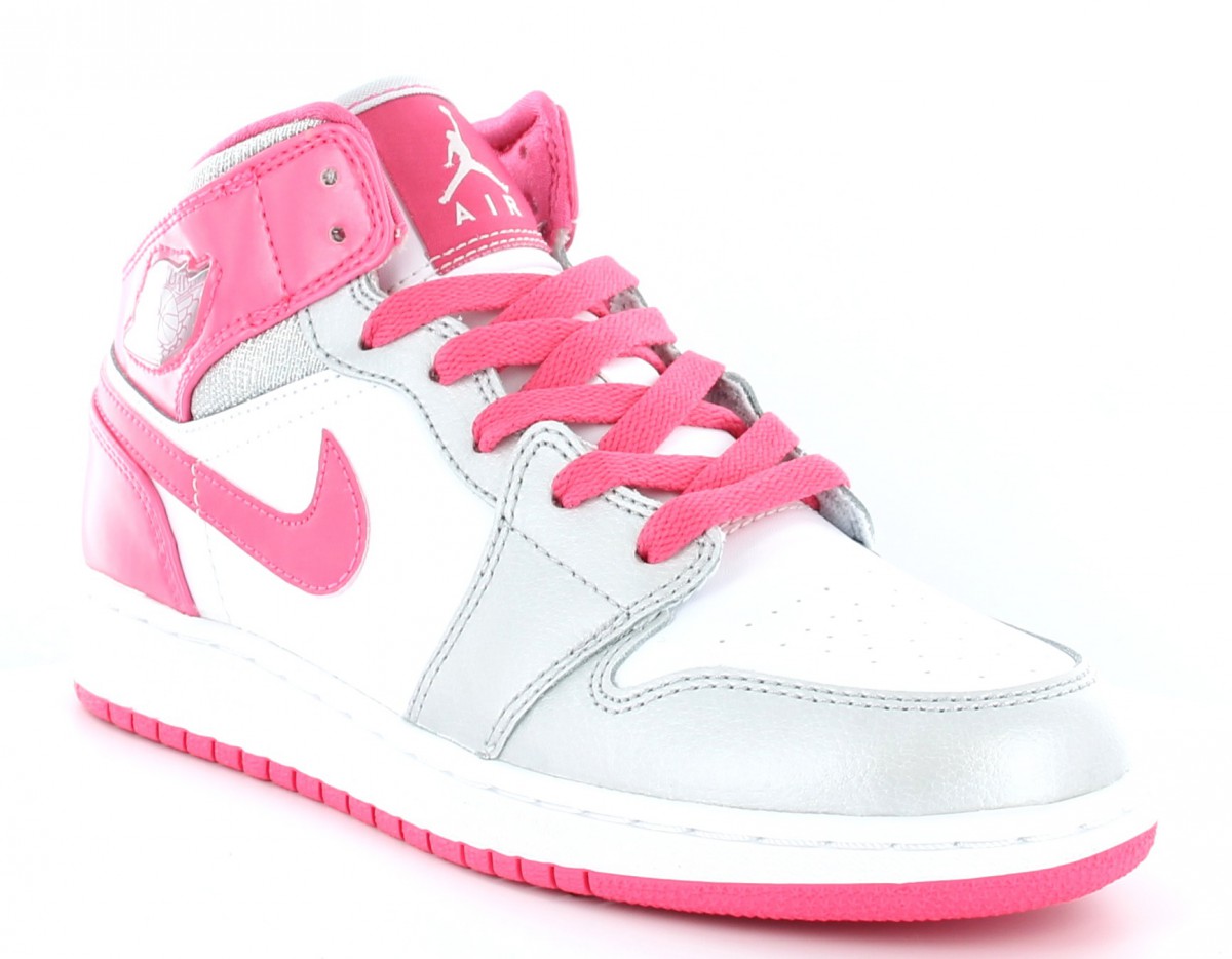 Jordan Air jordan 1 mid gs BLANC/ROSE