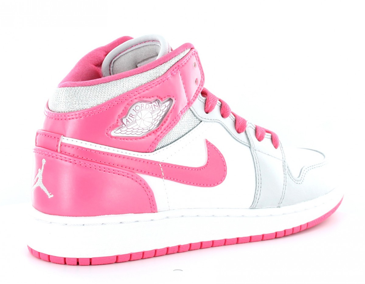 Jordan Air jordan 1 mid gs BLANC/ROSE