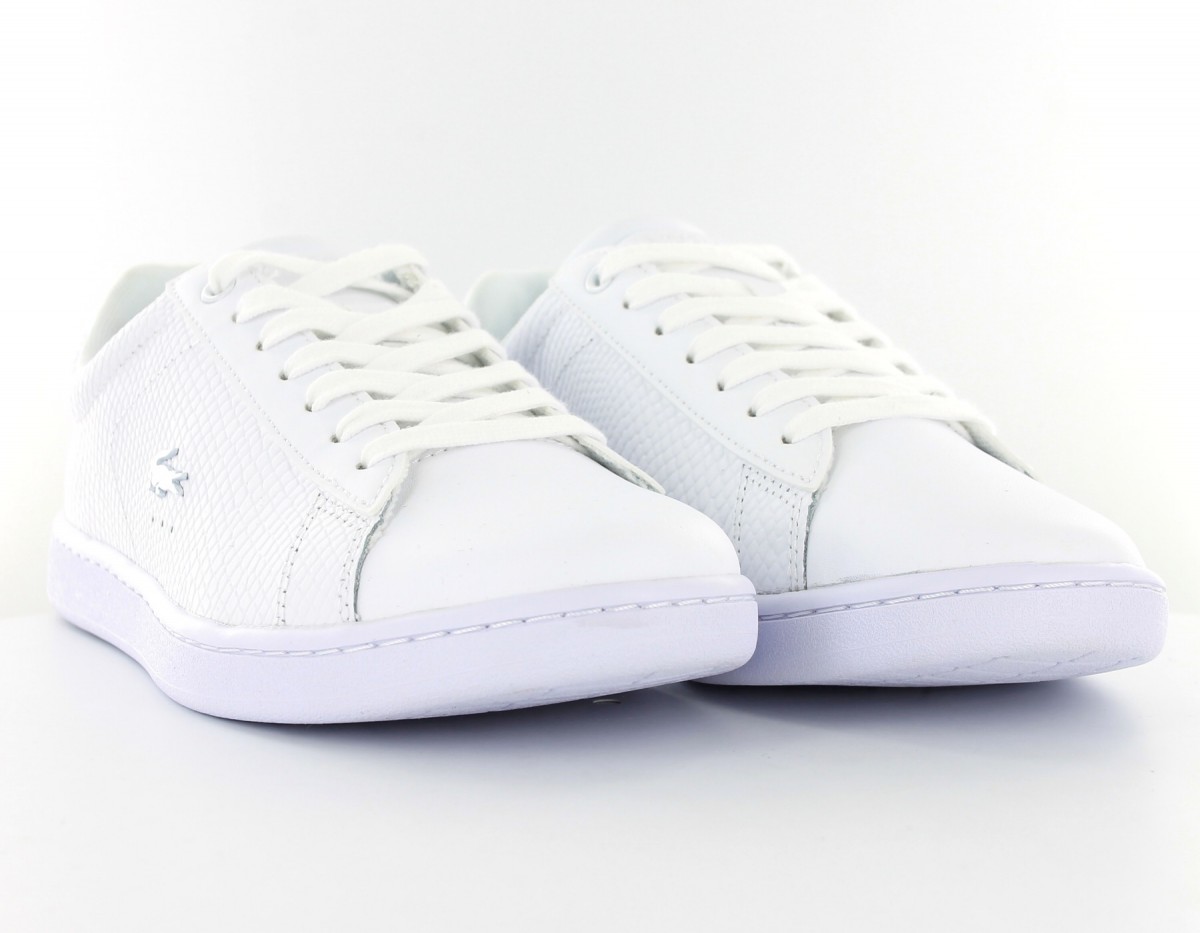 Lacoste Carnaby 317 femme blanc blanc