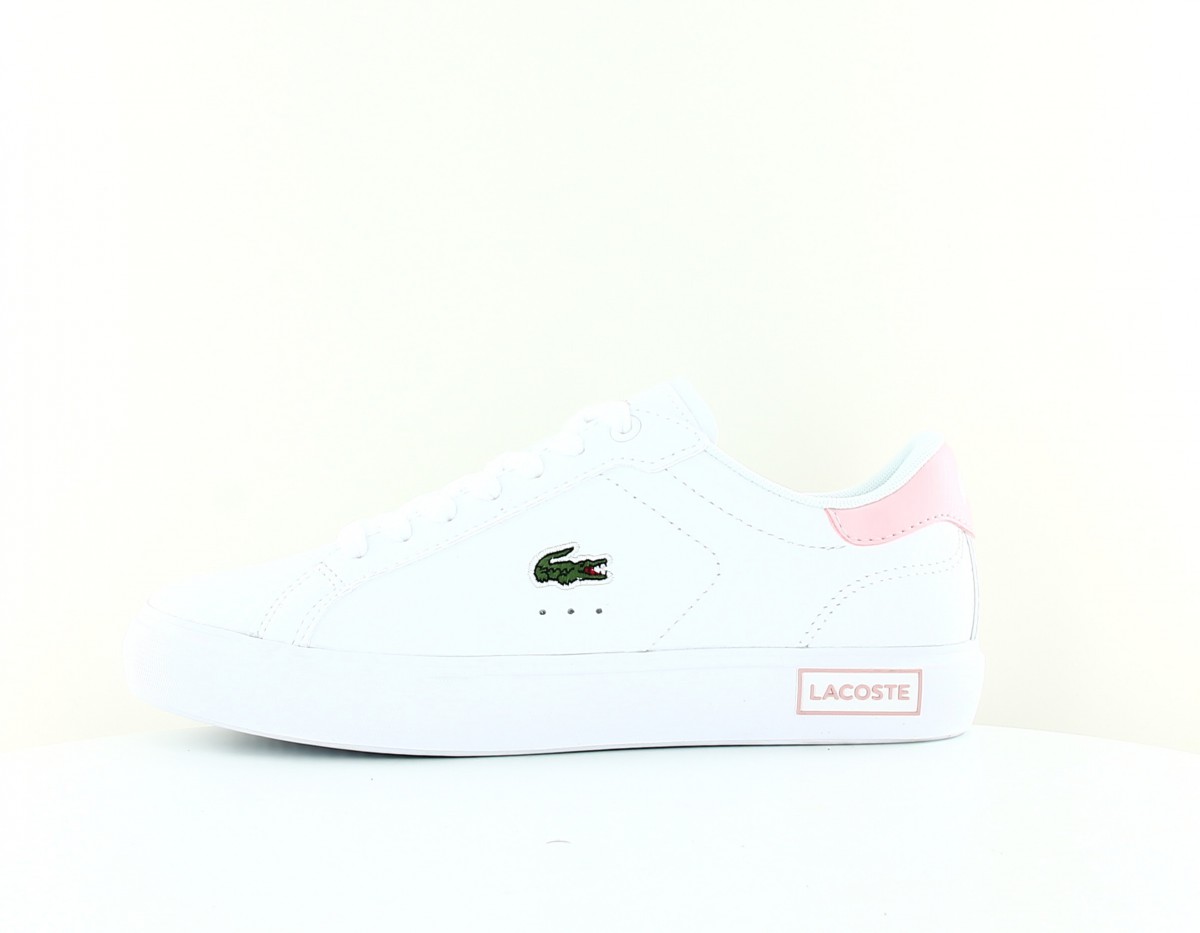 Lacoste Powercourt blanc vert rose