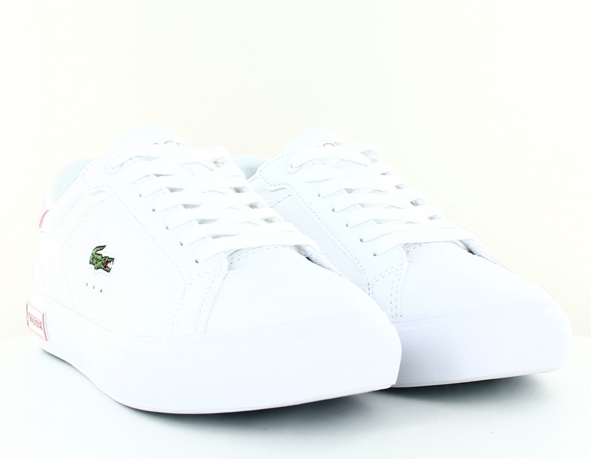 Lacoste Powercourt blanc vert rose
