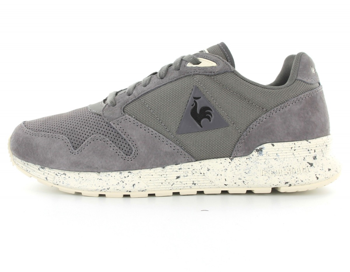 Lecoqsportif Omega x Premium Granit Gris-Blanc