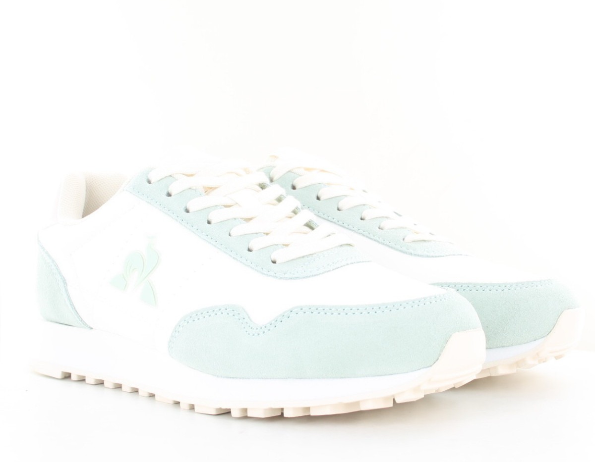 Lecoqsportif Astra 2 blanc vert pastel