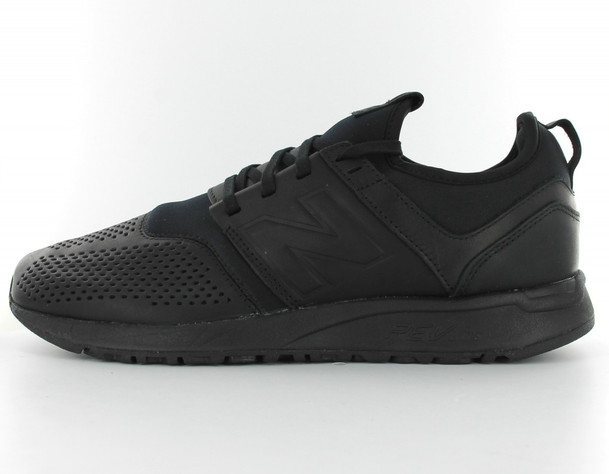 New Balance 247 Cuir Black-Black