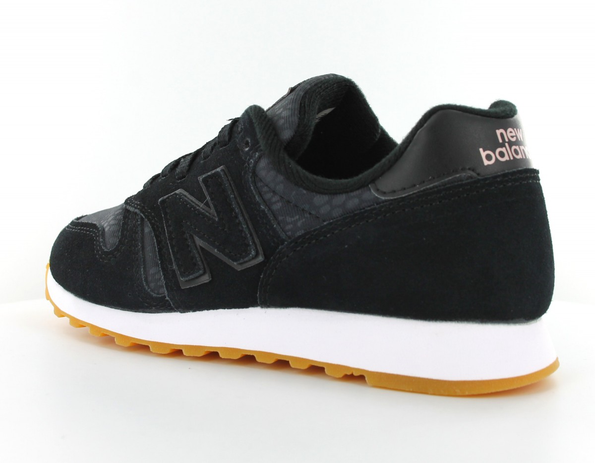 New Balance 373 Femme Suede noir-noir