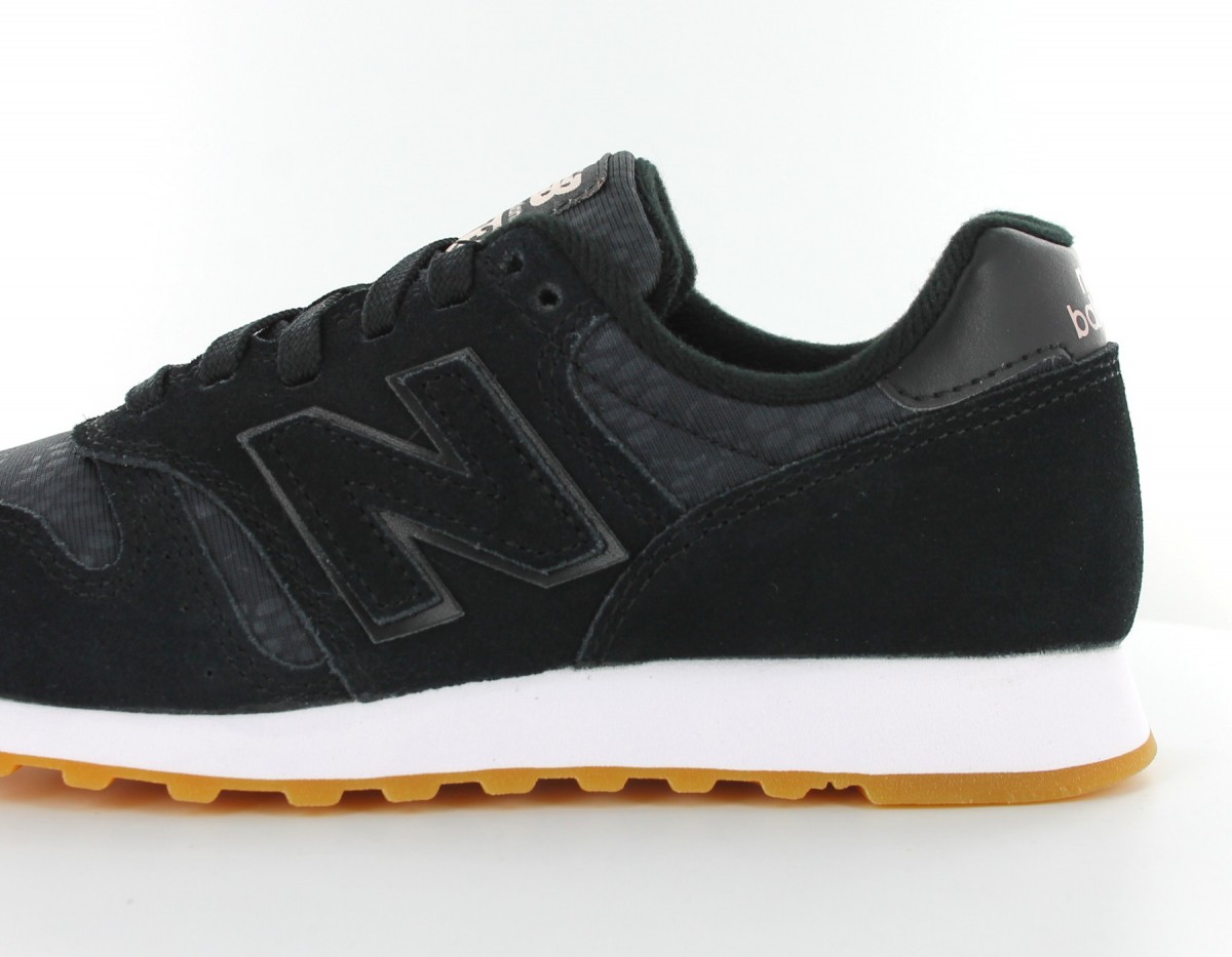 New Balance 373 Femme Suede noir-noir