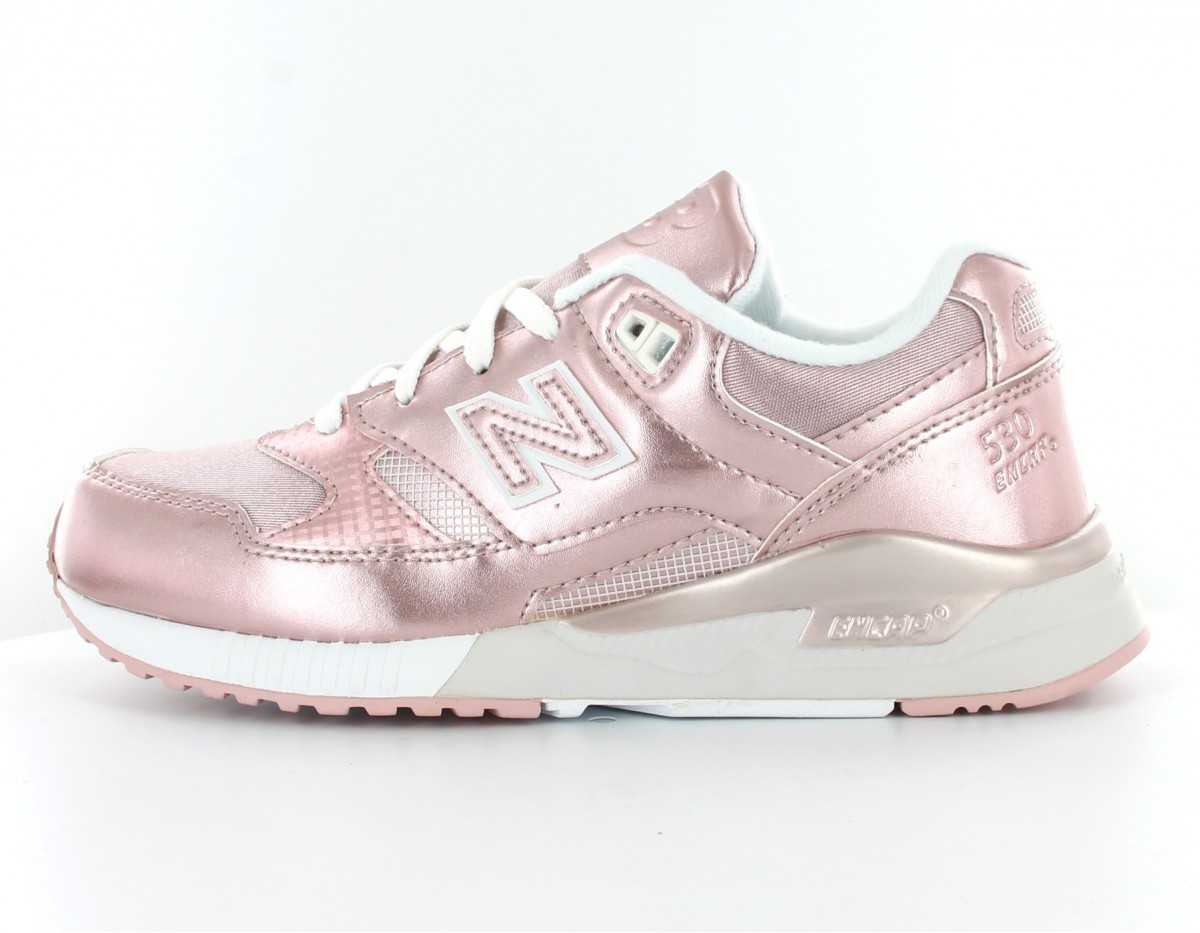 New Balance 530 Women Champagne Metallic-White