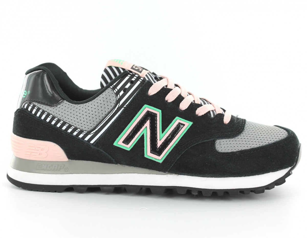 Newbalance 574 femme comptoir des cotonniers NOIR/ROSE