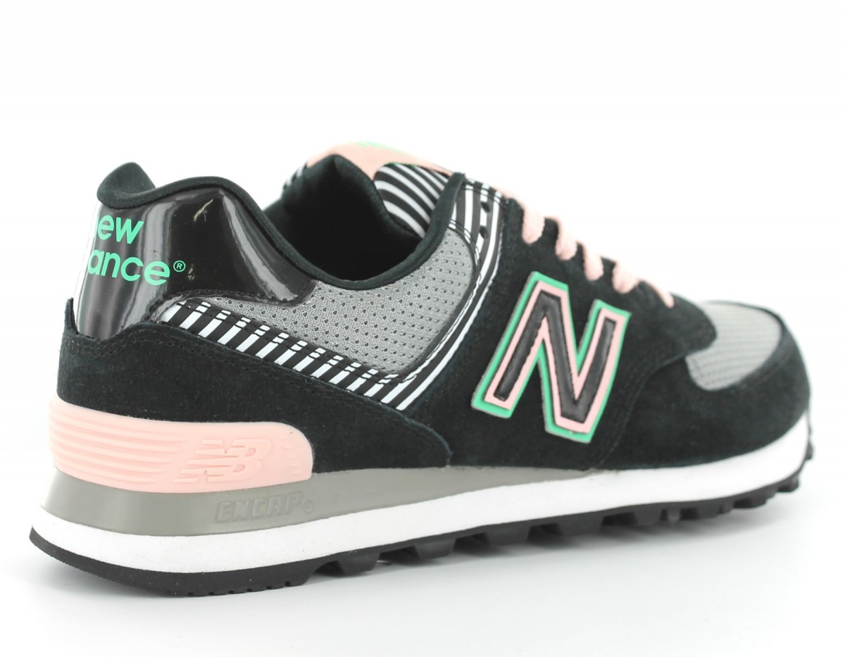 new balance femme noir rose et vert