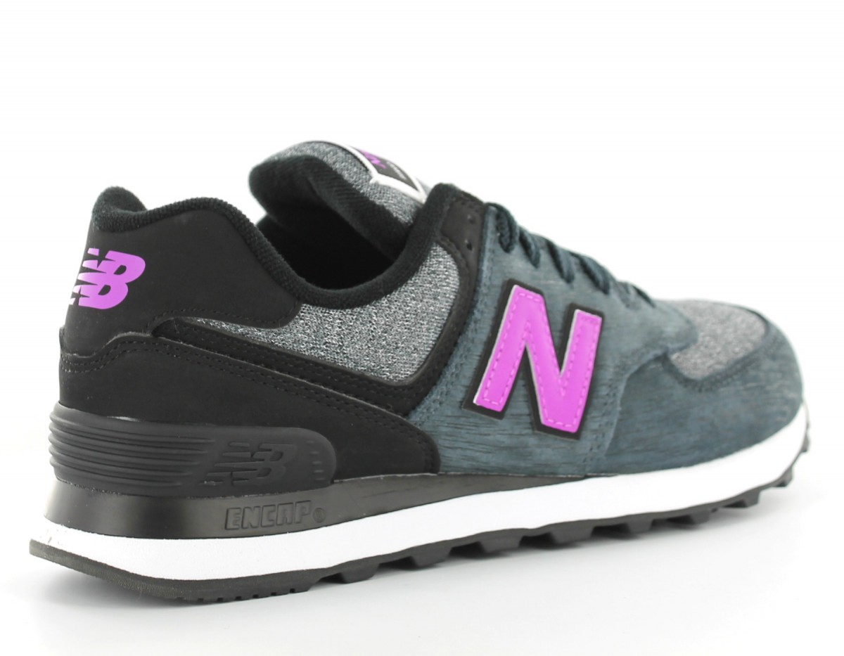 Newbalance 574 femme premium GRIS/NOIR/ROSE