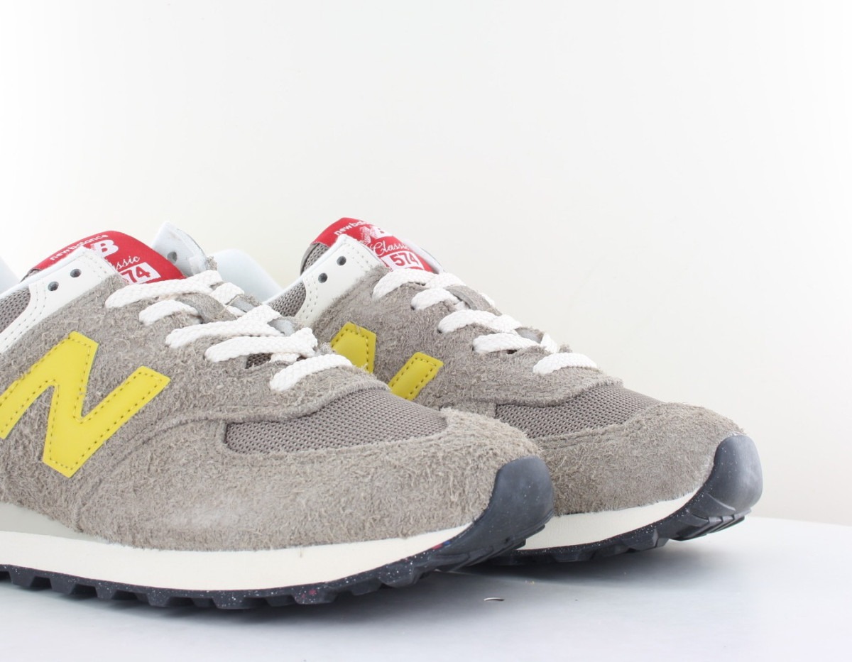 New Balance 574 marron jaune beige