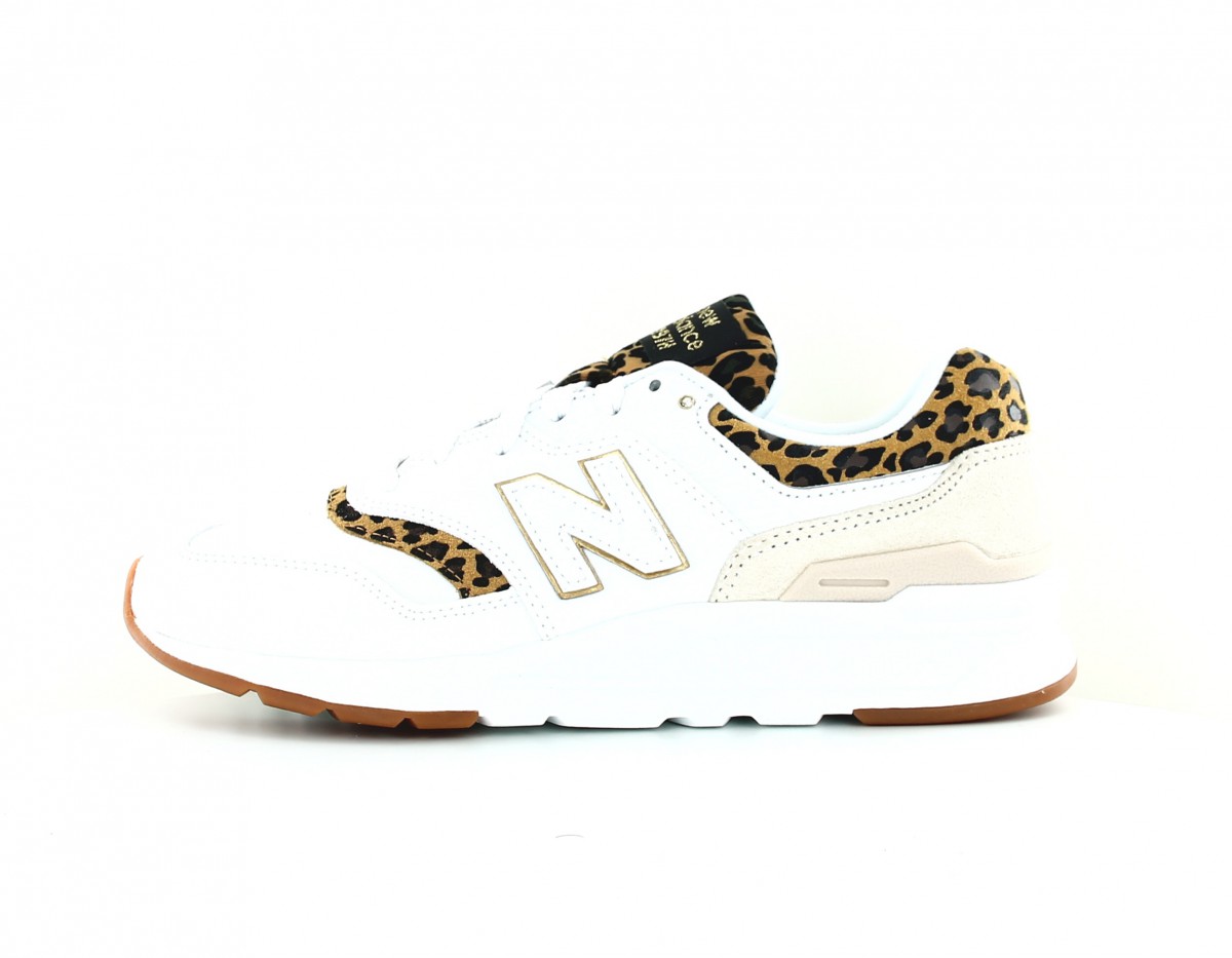 New Balance 997 femme blanc leopard gomme