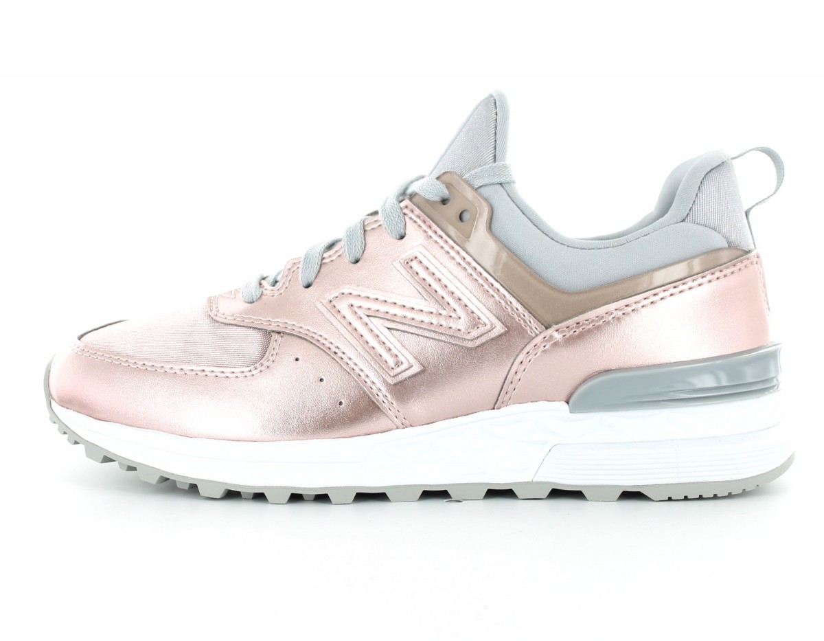 New Balance WS 574 rose-metallic