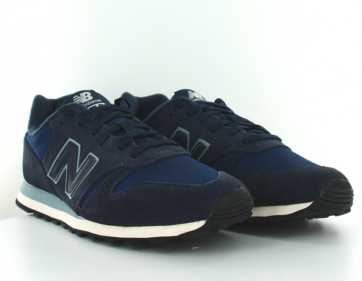 New Balance 373 suede Bleu marine-bleu-gris