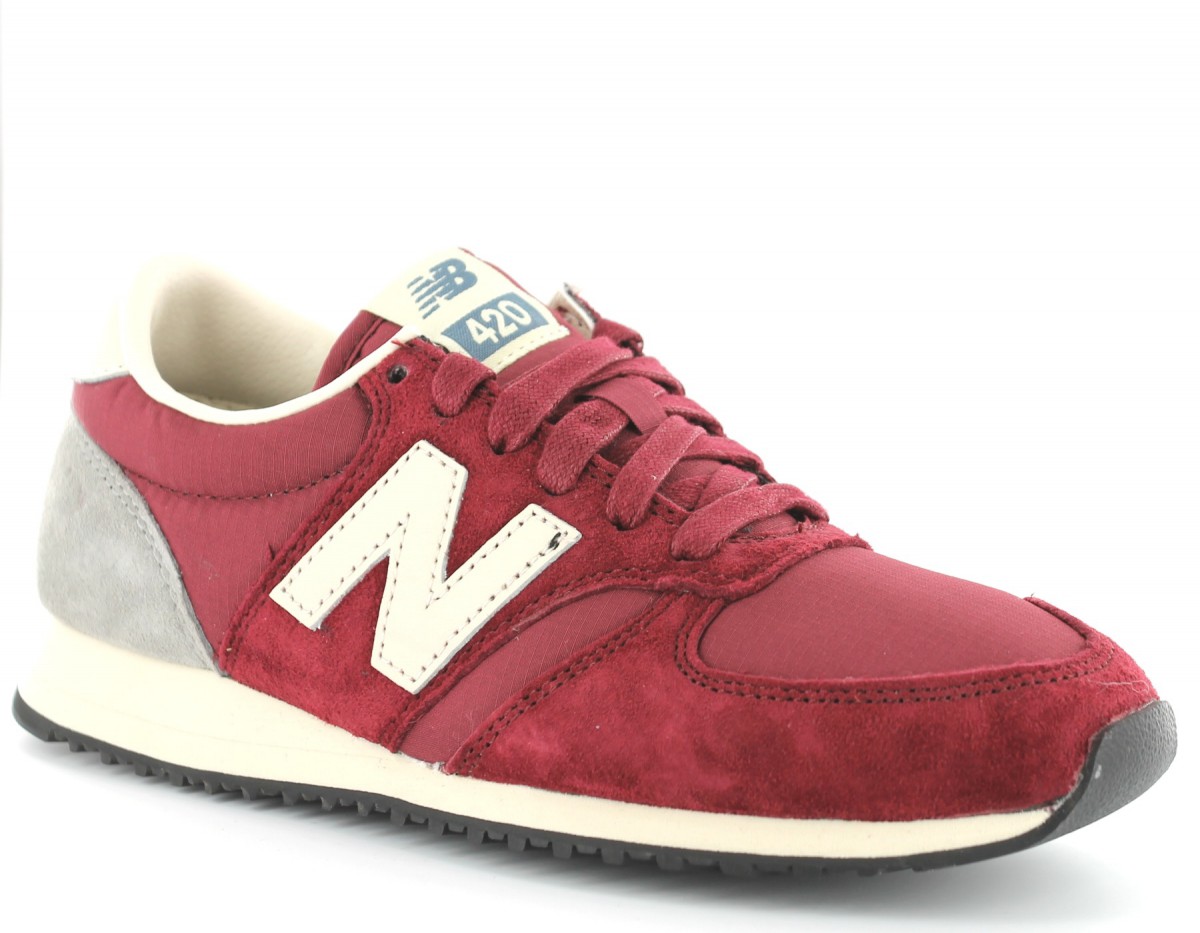 new balance femme grise et bordeaux