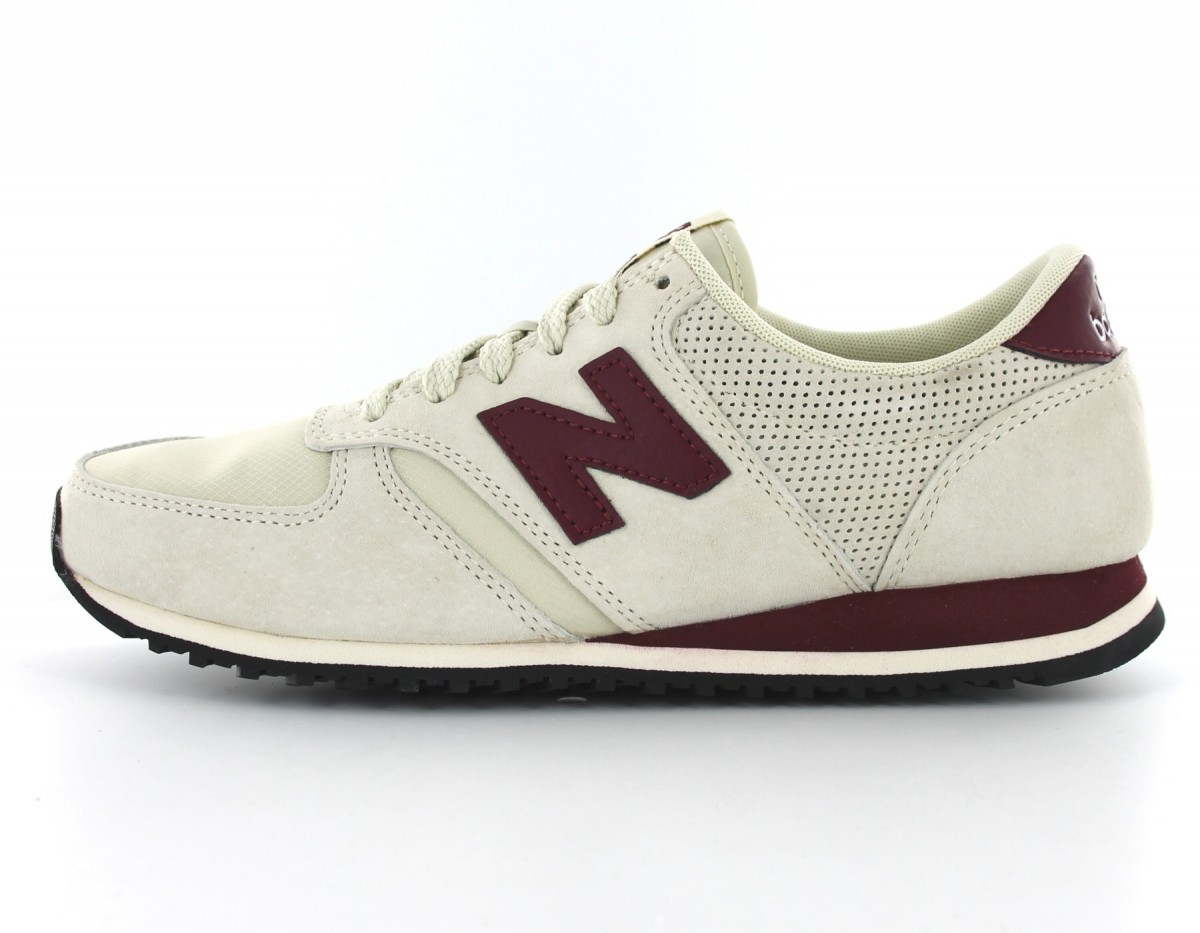 New Balance 420 femme beige-bordeaux